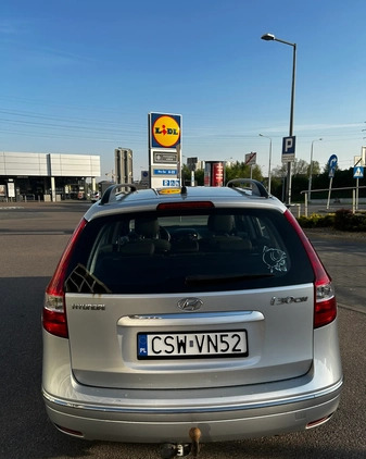 Hyundai I30 cena 15000 przebieg: 211028, rok produkcji 2010 z Gdańsk małe 92
